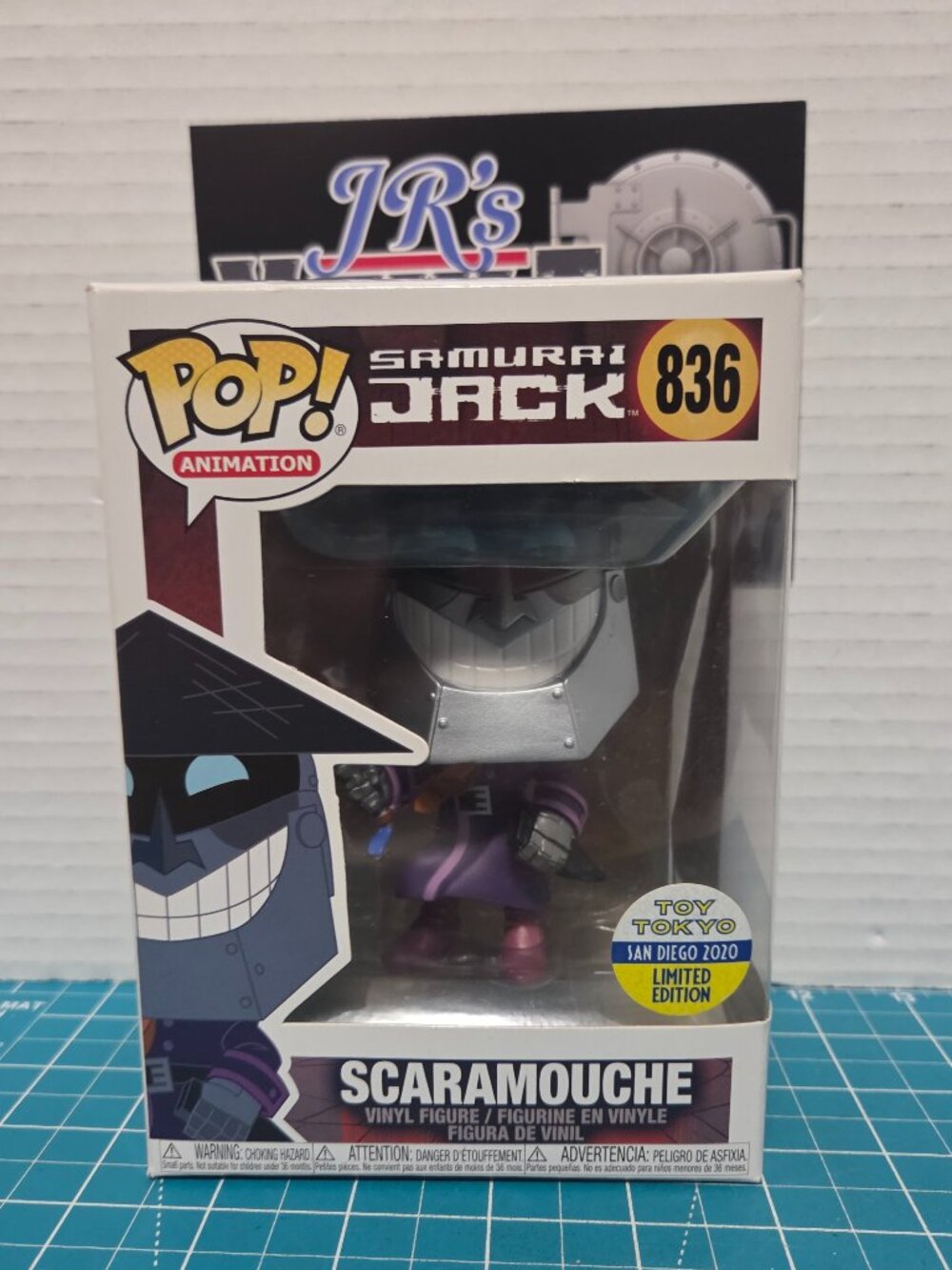 FUNKO POP Animation Samurai Jack Scaramouche Tokyo 836 Vinyl Figure